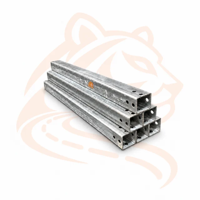 Studio render of Square 8-Hole Anchor — 30 in