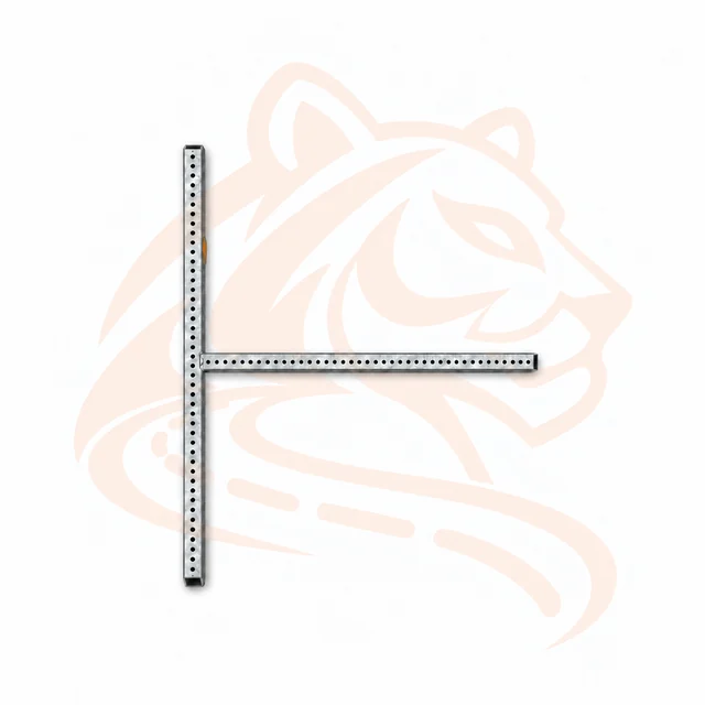 Studio render of Telespar T-Leg for Sign Stand — 5 ft × 4 ft